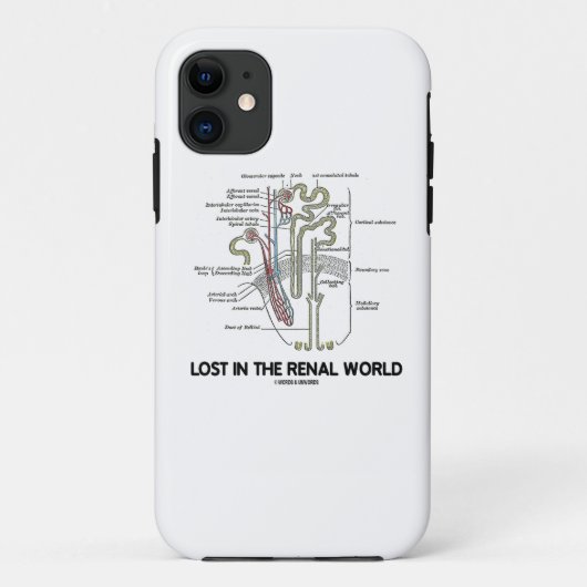 Verlies in de renale wereld (nieren nefron) Case-Mate iPhone case (Achterkant)