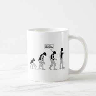 Verlies in evolutie koffiemok