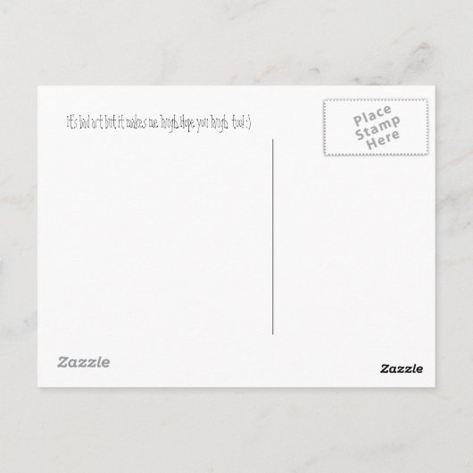 Verlies in kwallen briefkaart (Achterkant)