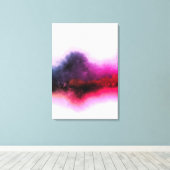 VERLIES IN MISTY HIBISCUS CANVAS PRINT (Insitu (Houten vloer))