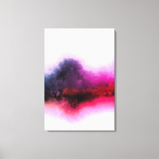 VERLIES IN MISTY HIBISCUS CANVAS PRINT (Voorkant)