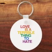 VERLIES IS EEN TERRIBELE ZAAK OM TE HATE SLEUTELHANGER (Voorkant)