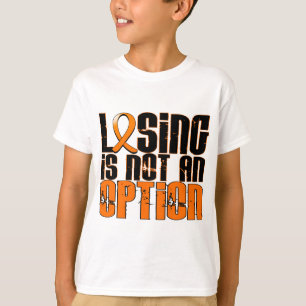 Verlies is geen optie tegen leukemie t-shirt