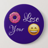 Verlies je Button. Ronde Button 4,0 Cm (Voorkant)