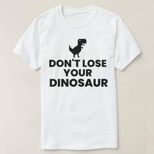 Verlies je dinosaurus niet - Stap broers T-shirt (Design voorkant)