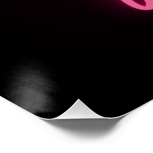 Verlies je geest Vind je ziel, heet roze poster (Hoek)