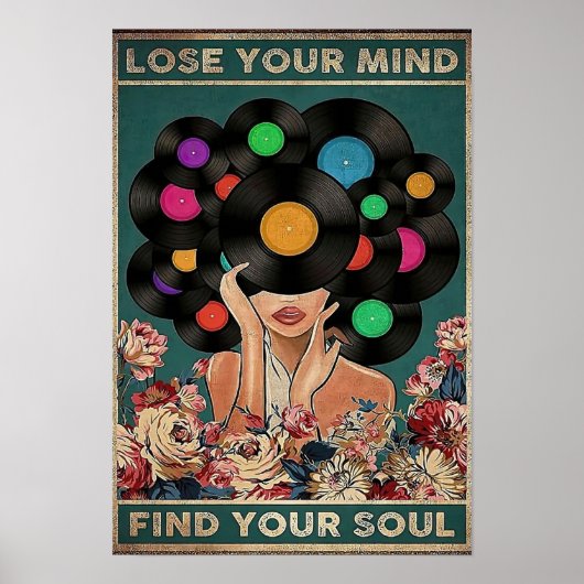 Verlies je geest Vind je ziel Poster (Voorkant)