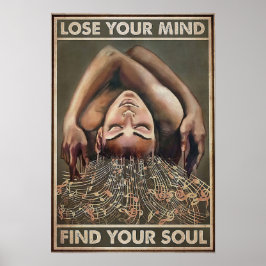 Verlies je geest Vind je ziel Poster