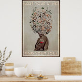 Verlies je geest Vind je ziel Poster (Keuken)
