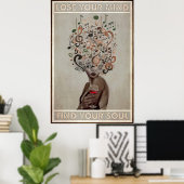 Verlies je geest Vind je ziel Poster (Thuiskantoor)