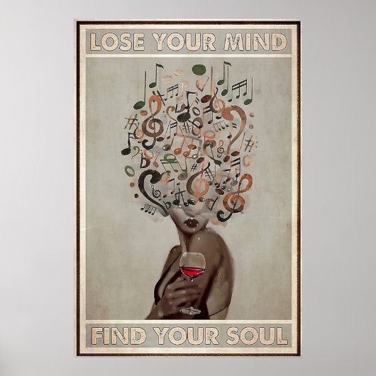 Verlies je geest Vind je ziel Poster (Voorkant)