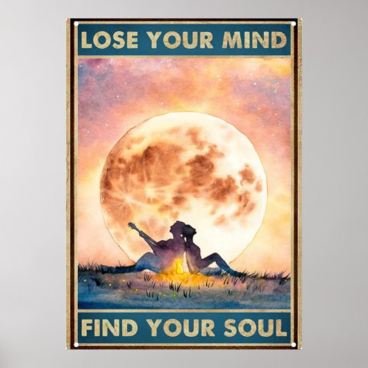 Verlies je geest Vind je ziel Poster (Voorkant)