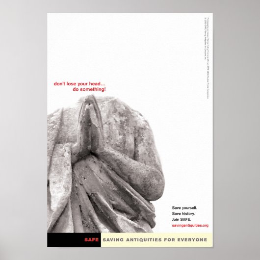 Verlies je hoofd poster niet (Voorkant)