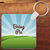 Verlies je sleutels niet PI dag Sleutelhanger (Achterkant)
