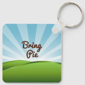 Verlies je sleutels niet PI dag Sleutelhanger (Achterkant)