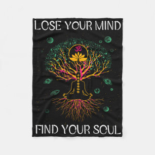 Verlies je verstand, vind je zielen I Meditatie Fleece Deken