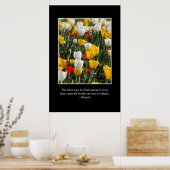 Verlies jezelf in dienst van anderen poster (Keuken)