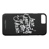 Verlies jezelf in het hoesje Music iPhone 7 (Achterkant (Horizontaal))