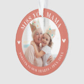 Verlies Keepsake Foto Modern Ornament (voorkant)