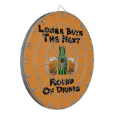VERLIES KOPEN VOLGENDE ROND Funny Beer Mokken Dartbord (Voorkant Links)