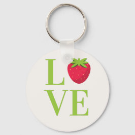 VERLIES MET Cute Strawberry Sleutelhanger