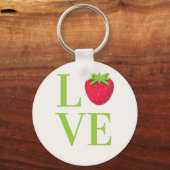 VERLIES MET Cute Strawberry Sleutelhanger (Voorkant)