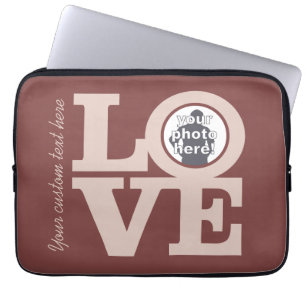 VERLIES MET UW PHOTO aangepaste laptophoezen Laptop Sleeve