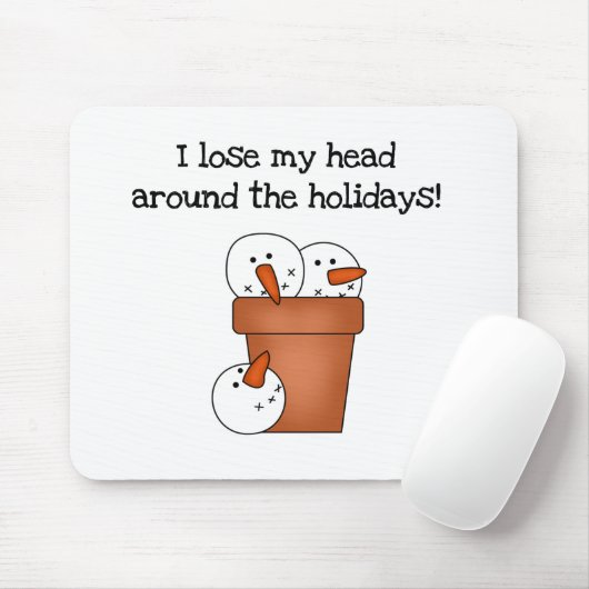 Verlies mijn hoofd vakantie muismat (Met muis)