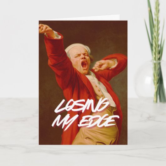"Verlies Mijn Rand" Kunst Kaart (Voorkant)
