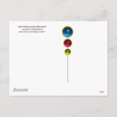 VERLIES MUSICAL SANTA XMAS PARTIJ FEESTDAGENKAART (Achterkant)