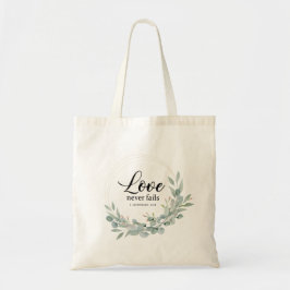 VERLIES NOOIT, BIBLE VERSE TOTE BAG