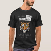 Verlies nooit controle Tiger T-shirt (Voorkant)