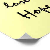 VERLIES NOOIT HOOP. POSTER (Hoek)