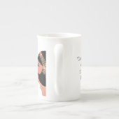 "Verlies nooit je kraag!" DIVA-Mok Porselein Kop (Achterkant)