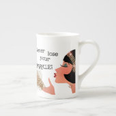 "Verlies nooit je kraag!" DIVA-Mok Porselein Kop (Rechts)