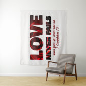 VERLIES NOOIT NIET Christelijk Wandkleed (In situ)