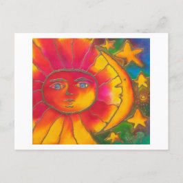 VERLIES ONDER DE ZON MOON EN DE STARS UITNODIGING BRIEFKAART