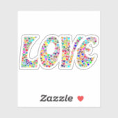 VERLIES Retro Multi Color Heft Custom Cut Sticker (Vel)