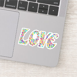 VERLIES Retro Multi Color Heft Custom Cut Sticker