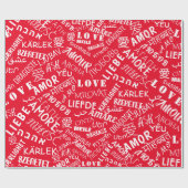 VERLIES - Taal met meerdere talen - Kies uw favori Cadeaupapier (Vlak)