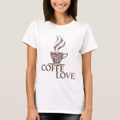 VERLIES TIJD VAN CAFFE T-SHIRT (Voorkant)