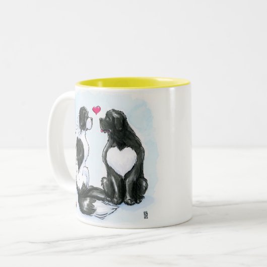 VERLIES TWEEKLEURIGE KOFFIEMOK (Voorkant links)