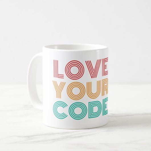 VERLIES UW CODE - PROGRAMMERING NOODZAKELIJK KOFFIEMOK (Voorkant links)