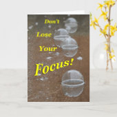 Verlies uw Focus-Kaart niet Kaart (Gele Bloem)