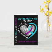 Verlies Vader Ter Herinnering Aan Mijn Vader Zelfm Kaart (Gele Bloem)