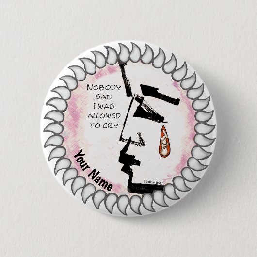 Verlies van Baby-knop Ronde Button 5,7 Cm (Voorkant)