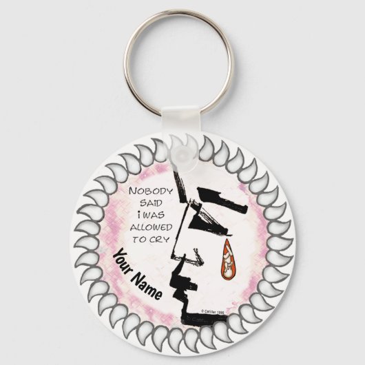 Verlies van baby-sleutelhanger sleutelhanger (Voorkant)