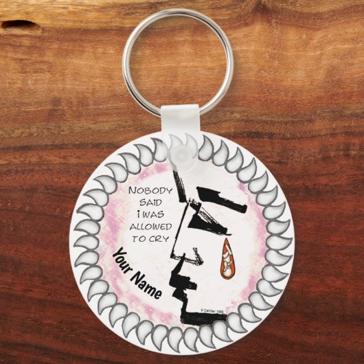 Verlies van baby-sleutelhanger sleutelhanger (Voorkant)