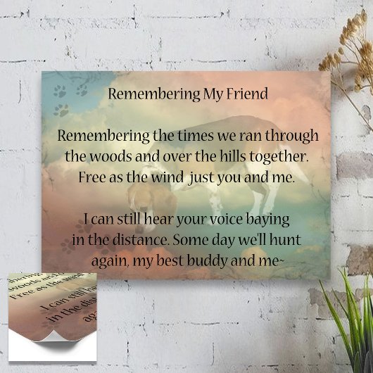 Verlies van Beagle-huisdier Poster