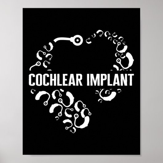 Verlies van bewustzijn Liefde Cochleair Implantaat Poster (Voorkant)